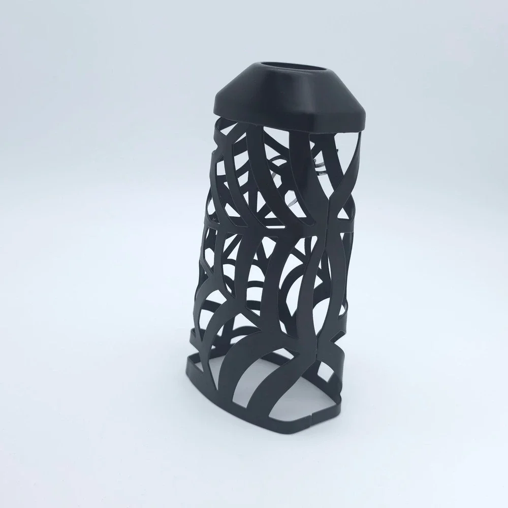 Bath & Body Works Soap Sleeve Metal Black Spider Web Goth Spooky Halloween Decor